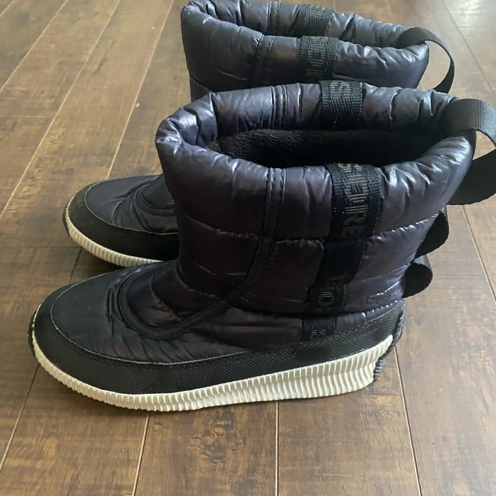 Sorel Out and About Puffy navy waterproof boots - Picture 5 of 10